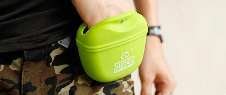 Silicone Dog Training Bag Outdoor Dog Food Bag