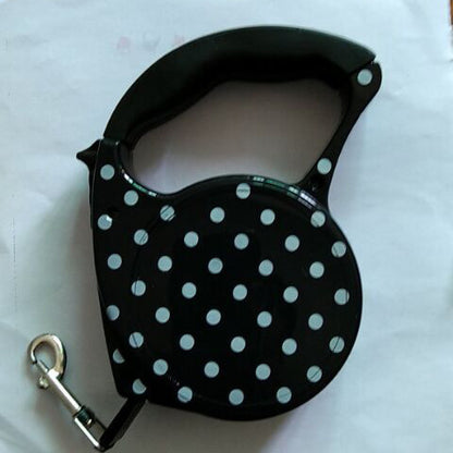 Automatic Cute Dog Walker Traction Rope Flat Rope Traction Device Dog Rope Multicolor