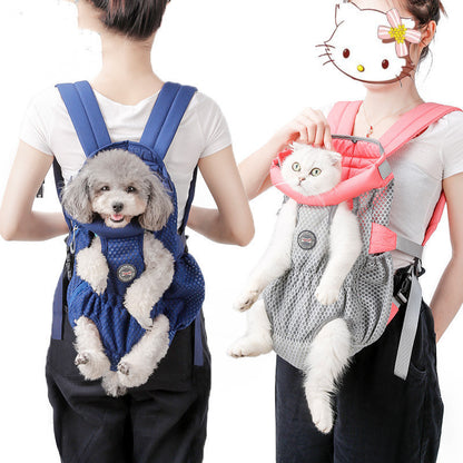 Pet Backpack Mesh Breathable Chest Dog Backpack