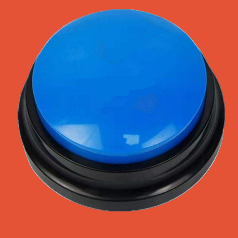 Voice Recording Button For Communication Pet Training Buzzer 30 Second Record Playback Dog Toy Voice Recording Clicker