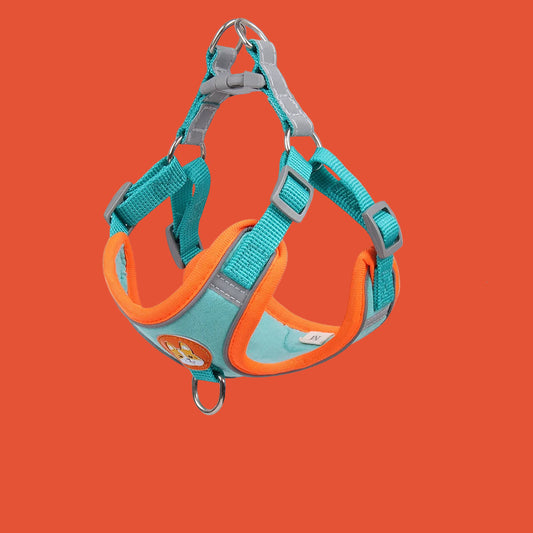 New Dog Leash And Harness Set Pet Dog Harness And Leash Set Adjustable Puppy Cat Harness Vest Reflective Walking No Pull Lead Leash For Small Dogs Chihuahua