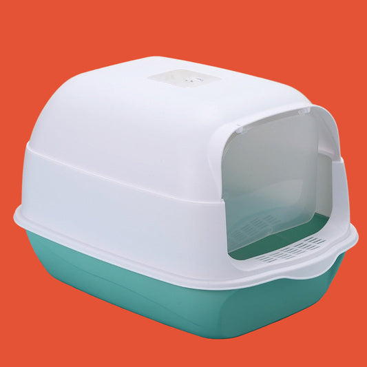 Litter Box Fully Enclosed Cat Toilet