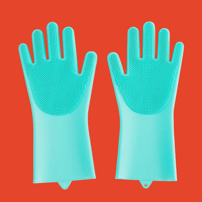 Silicone Dog Grooming Hair Comb Puppy Brush Glove Bath Cleaning Brushes Small Dog Cat Massage Pet Grooming Gloves