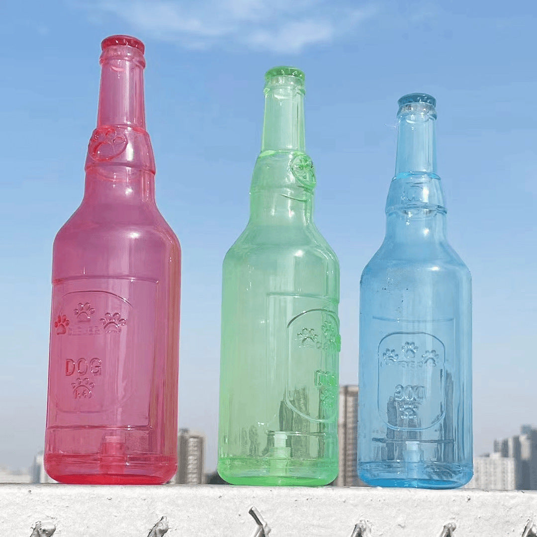 Water Bottle Dog Toy Squeaky Dog Toys For Aggressive Chewers Indestructible Dog Chew Toys For Small Medium Large Dogs Dog Toy Water Bottle Cruncher Interactive Dog Toys For Boredom