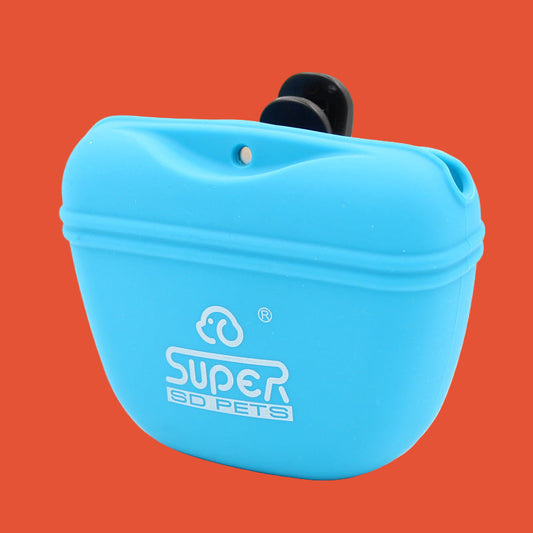 Silicone Dog Training Bag Outdoor Dog Food Bag