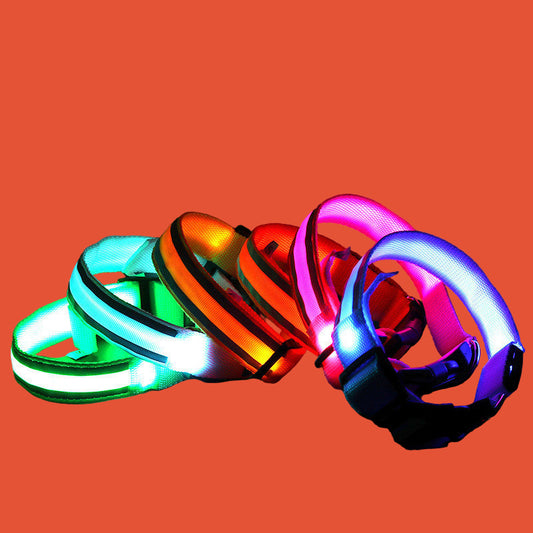 Anti-lost Led Luminous Dog Collar Pet Supplies