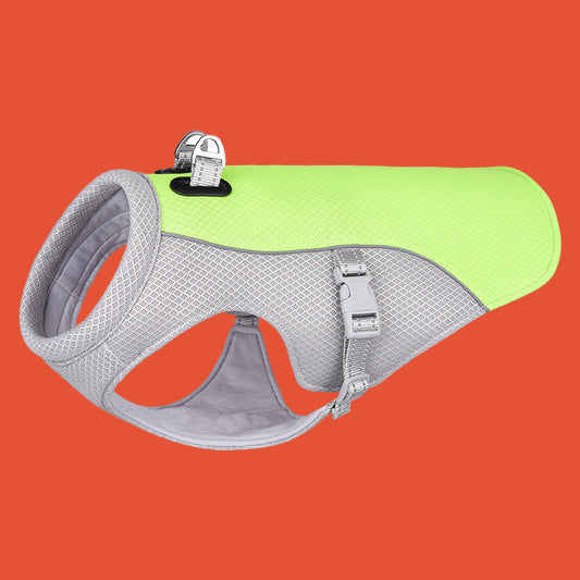 Summer Pet Dog Cooling Vest Heat Resistant Cool Dogs Clothes Breathable Sun-proof Clothing For Small Large Dogs Outdoor Walking